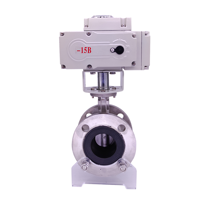 D941X-16P 電動不銹鋼法蘭調(diào)節(jié)蝶閥